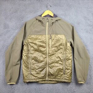 REI Mens Green Primaloft Pertex Quantum Eco Hybrid Hooded Jacket Size M